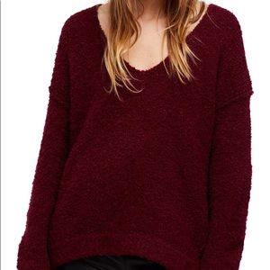 Free People Lofty V Neck sweater